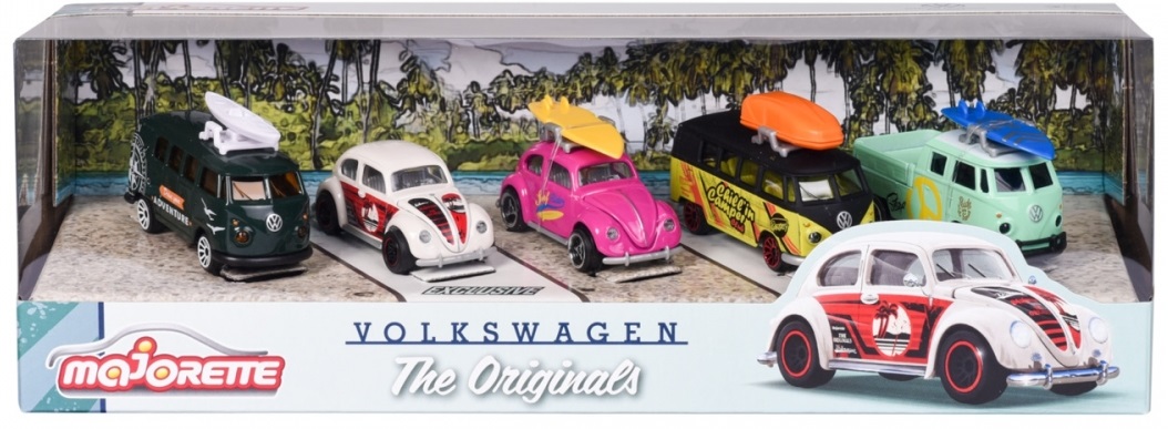 Majorette Set de 5 mașini VW The Originals
