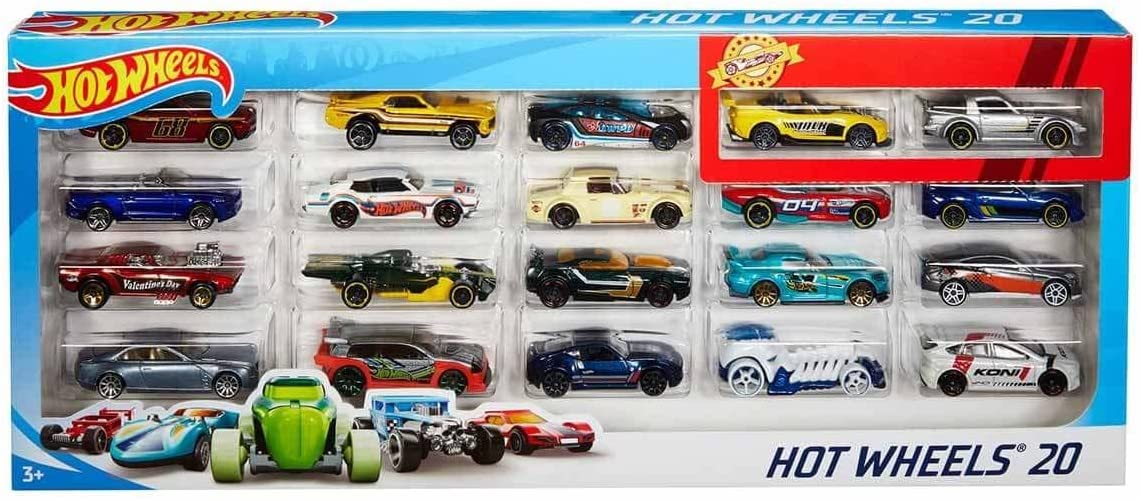 Set masinuti Mattel Hot Wheels, 20 de bucati