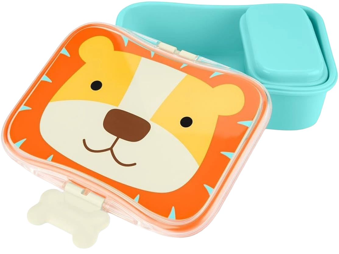 Set cutii de alimente Skip Hop Zoo - Lion, 2 buc