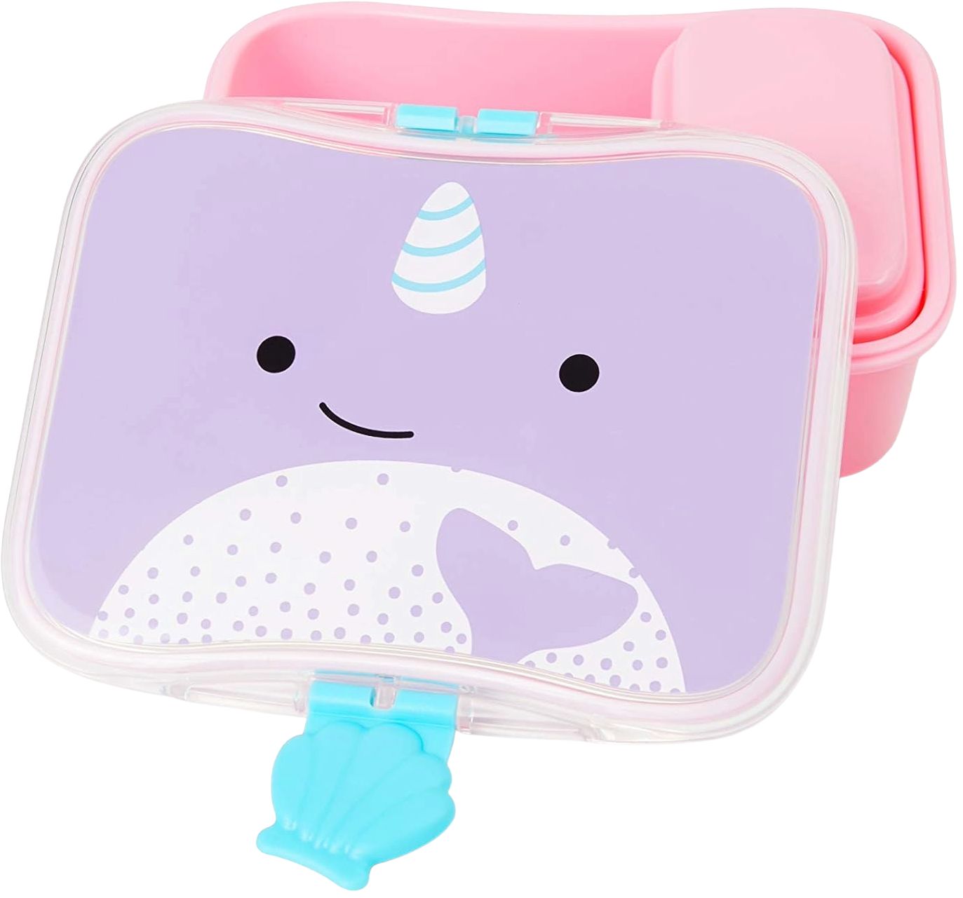 Set cutii de alimente Skip Hop Zoo - Narwhal, 2 buc
