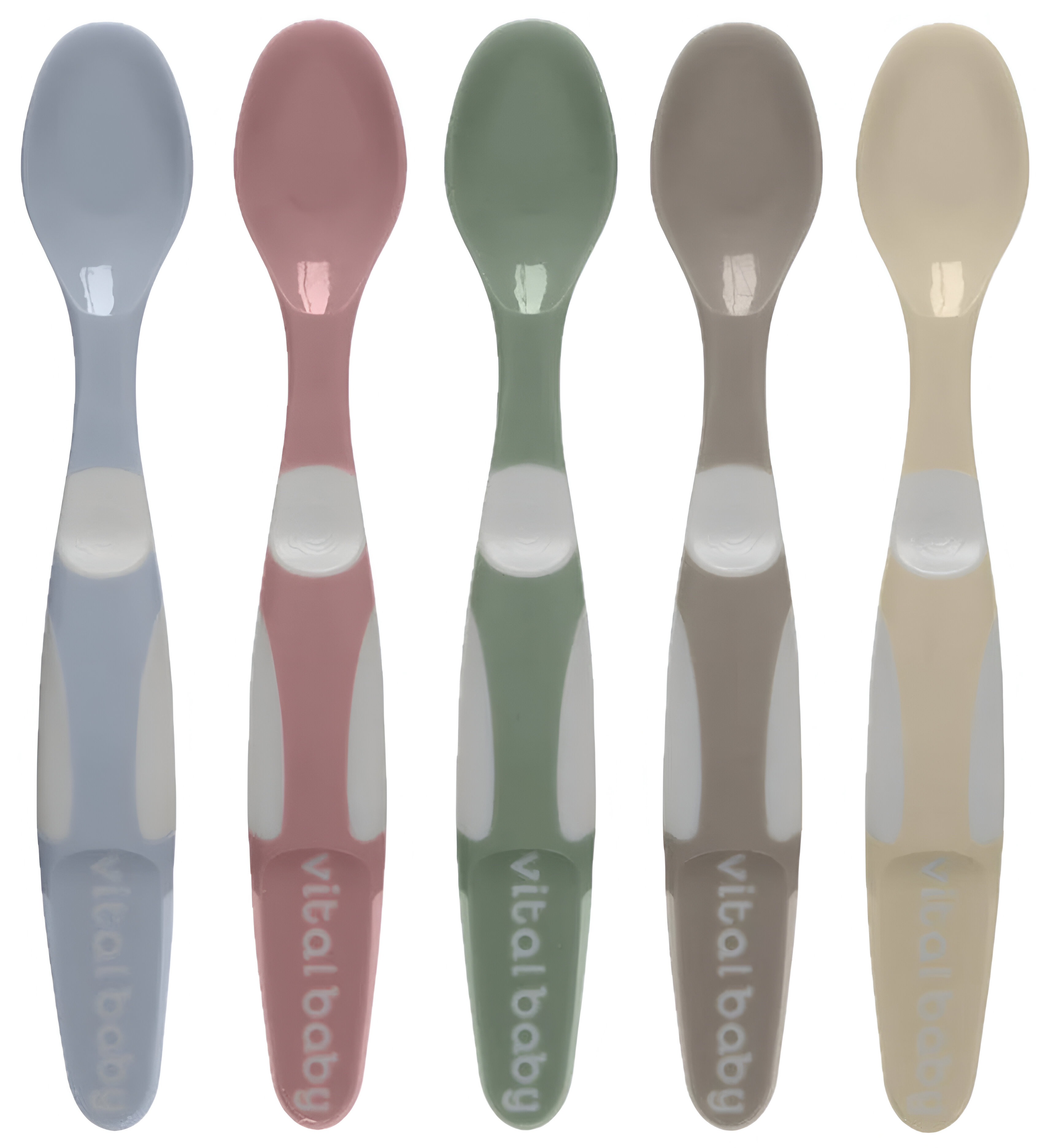 Set de lingurițe pentru hrănire Vital Baby - Multicolor, 5 buc