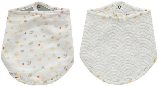 Set bavete Bebe-Jou - Bohemian Garden, 2 bucăți