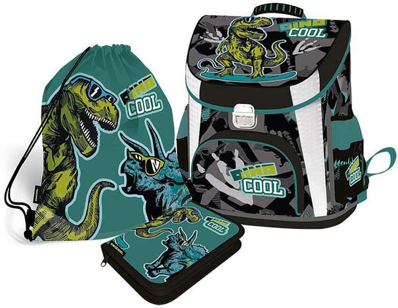 Set școlar Lizzy Card Dino Cool - 3 părți