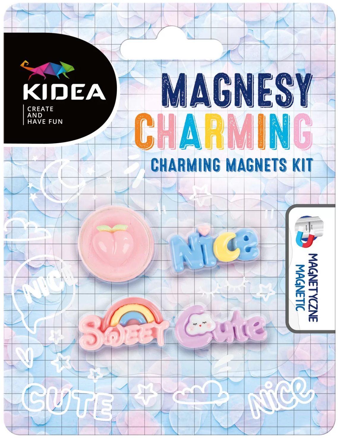 Set magneți Kidea - Charming, 4 buc