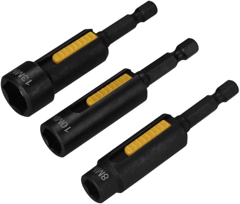 Set adaptoare magnetice DeWALT - DT7460, 8-13 mm, 1/4", 3 buc