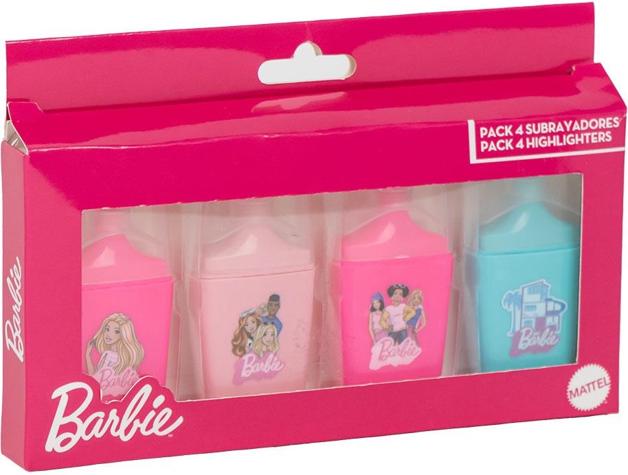 Set markere Cerda Barbie - 4 bucăți