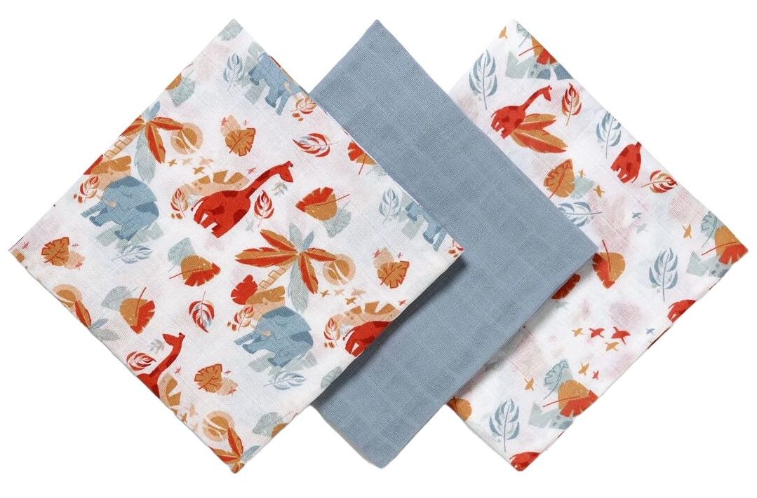 Set de scutece Babyono Soft - 348/07, 70 x 70 cm, 3 bucăți