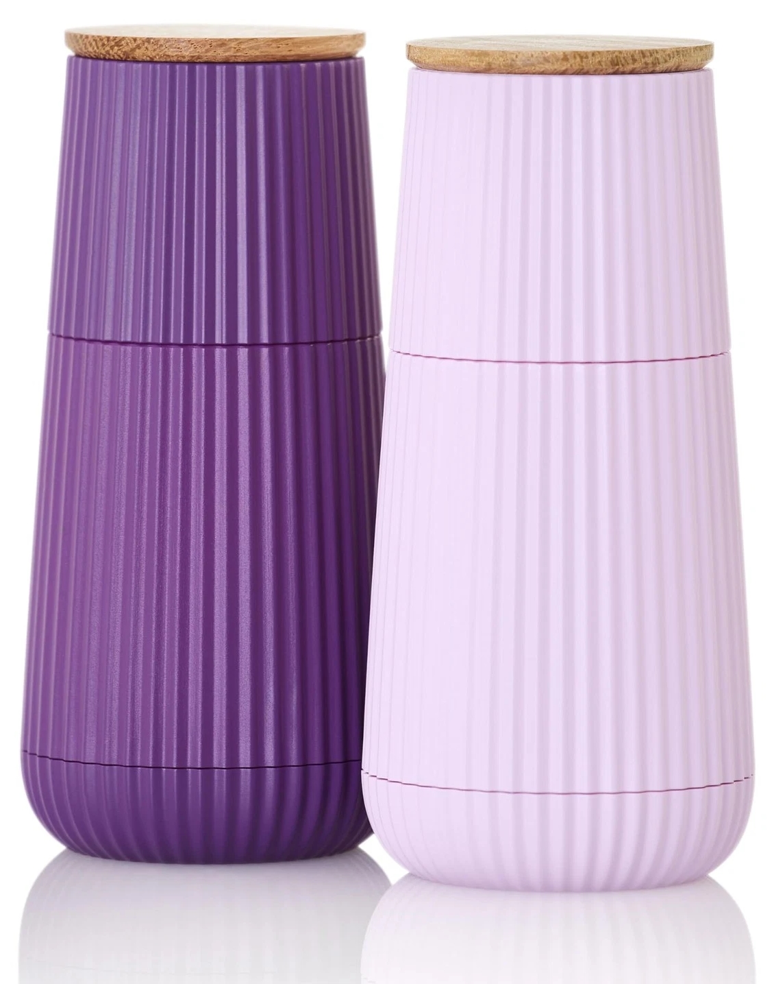 Set de râșnițe pentru sare și piper AdHoc - Scape, 12 cm, mov