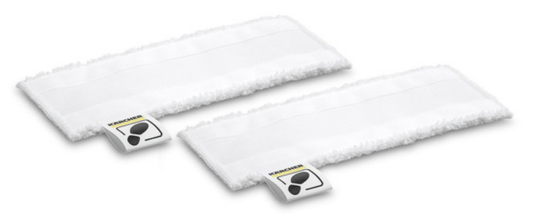 Set de lavete din microfibră pentru podea Karcher - 2.863-259.0, albe