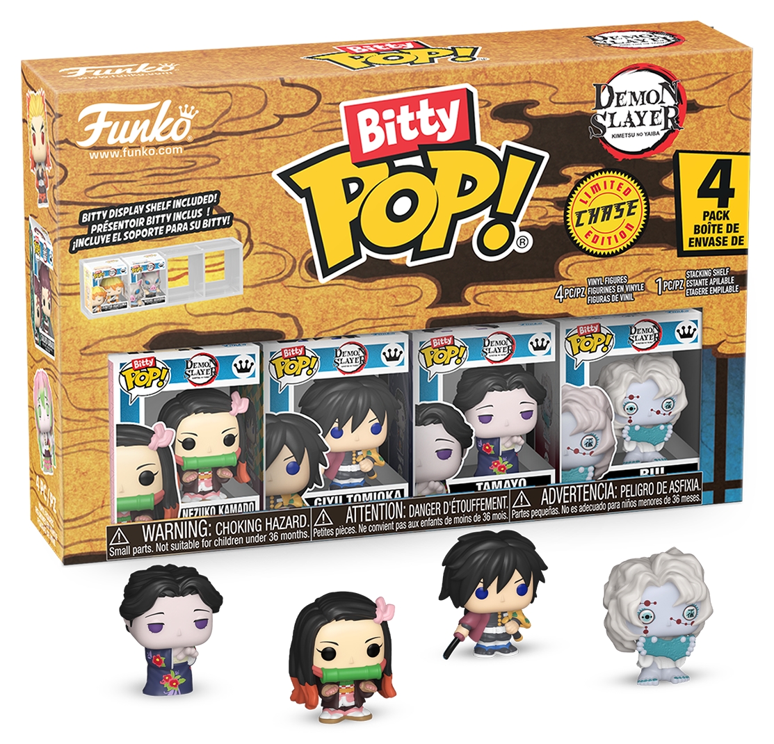 Set mini figurine Funko Bitty POP! Animation: Demon Slayer - 4 piese (Seria 2)