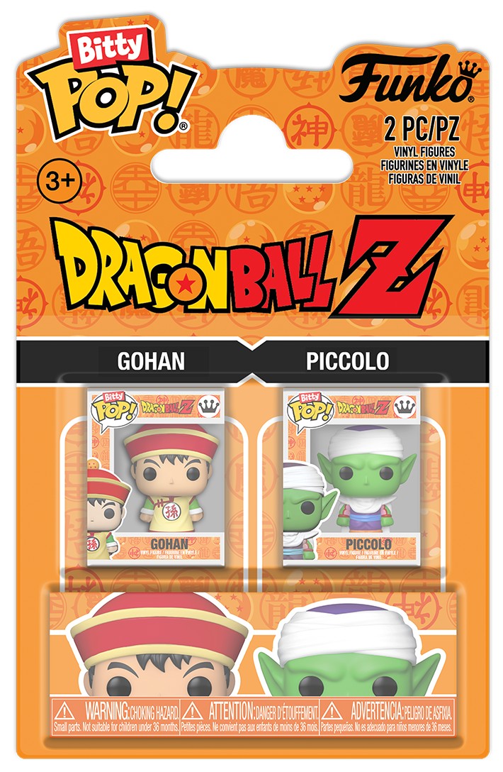 Set de figurine mini Funko Bitty POP! Animation: Dragon Ball Z - Gohan & Piccolo
