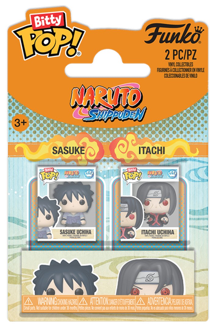 Set mini figurine Funko Bitty POP! Animation: Naruto Shippuden - Sasuke & Itachi