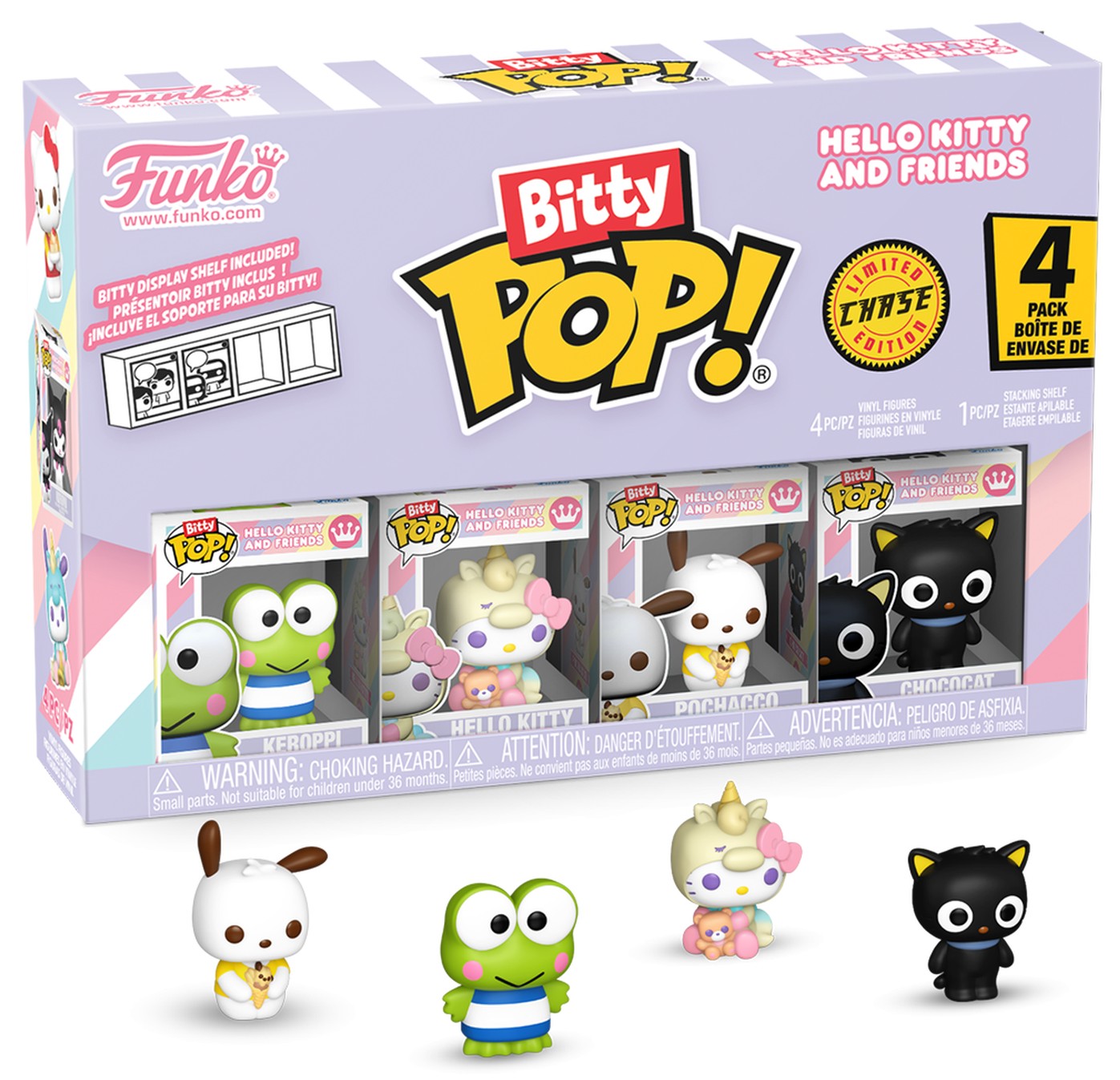 Set de figurine mini Funko Bitty POP! Animation: Sanrio - Hello Kitty & Friends - 4 Pack (Series 2)