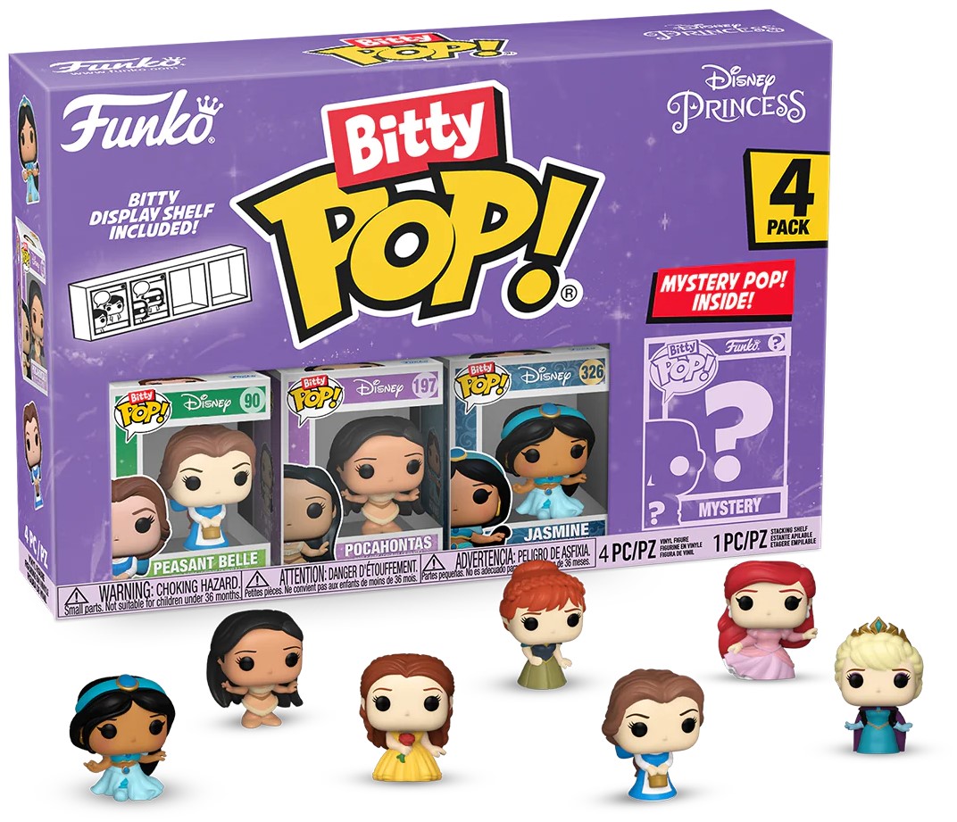 Set mini figurine Funko Bitty POP!: Disney Princess - 4-Pack (Series 2)