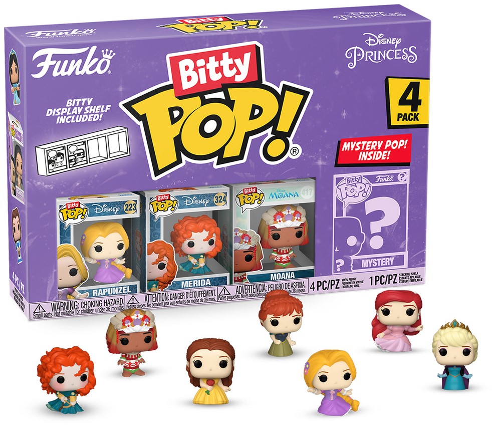 Set mini figurine FunkoBitty POP!: Disney Princess - 4-Pack