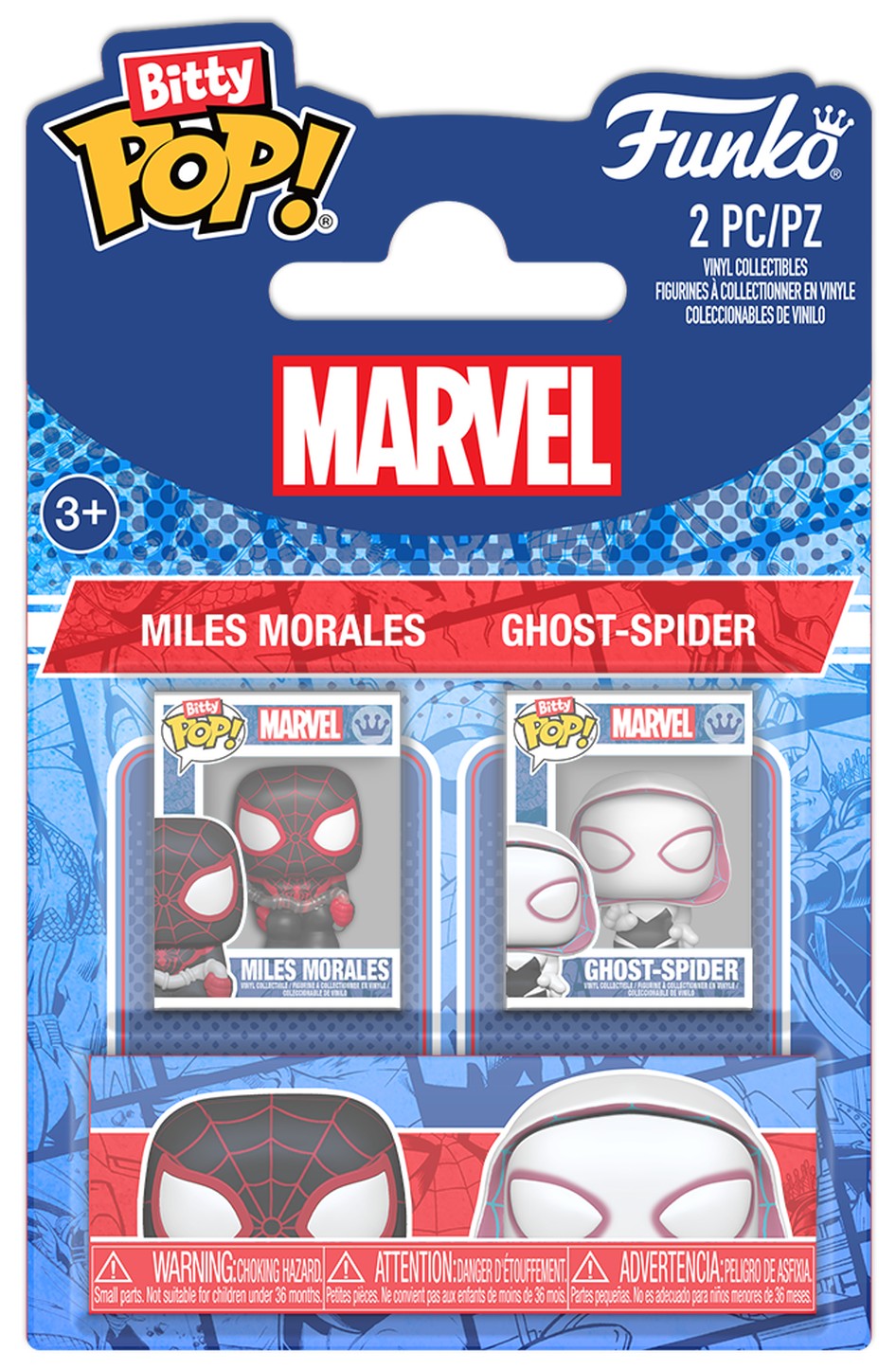 Set de figurine mini  Funko Bitty POP! Marvel: Spider-Man - Miles Morales &amp; Ghost Spider