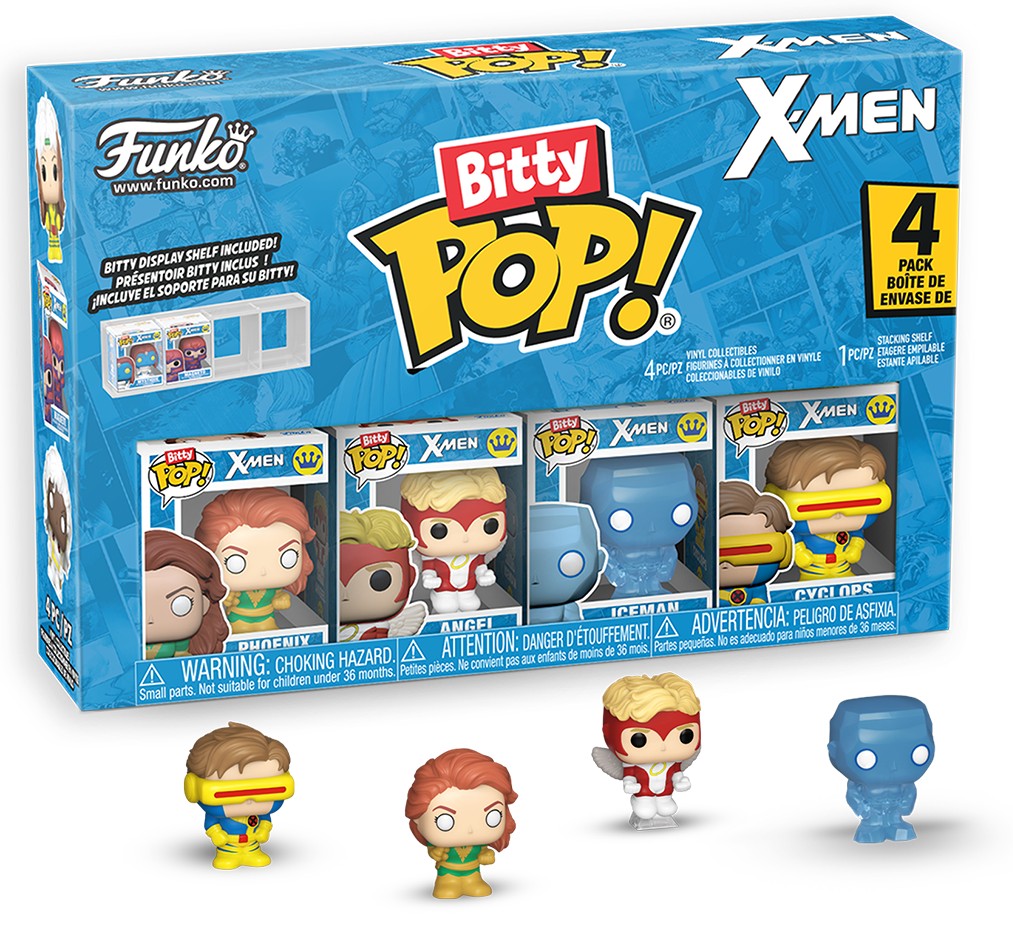 Set de figurine mini Funko Bitty POP! Marvel: X-Men - 4 Pack (Series 1)