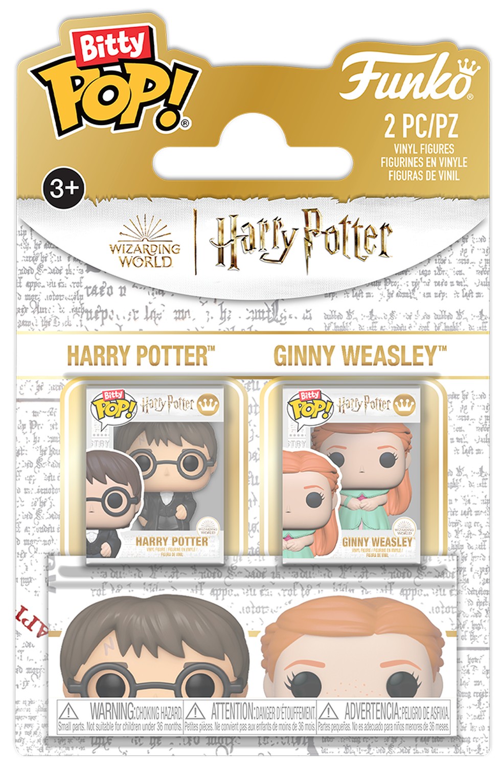 Set de figurine mini Funko Bitty POP! Movies: Harry Potter - Harry Potter & Ginny Weasley