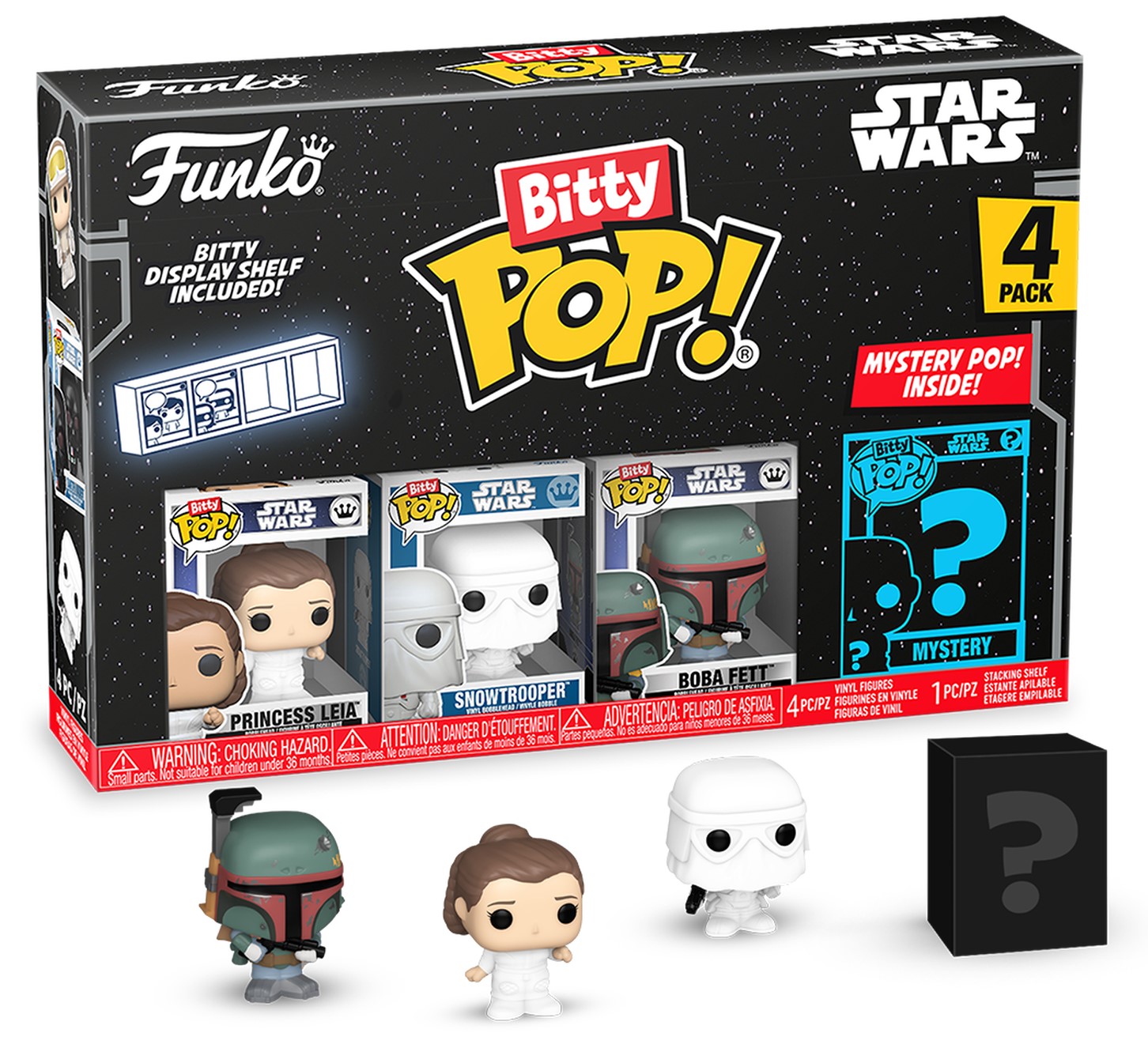 Set mini figurine Funko Bitty POP! Movies: Star Wars - 4-Pack (Series 2)
