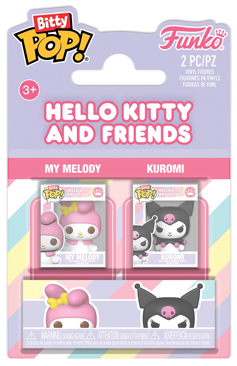 Set de figurine mini Funko Bitty POP! Sanrio: Hello Kitty & Friends - My Melody & Kuromi