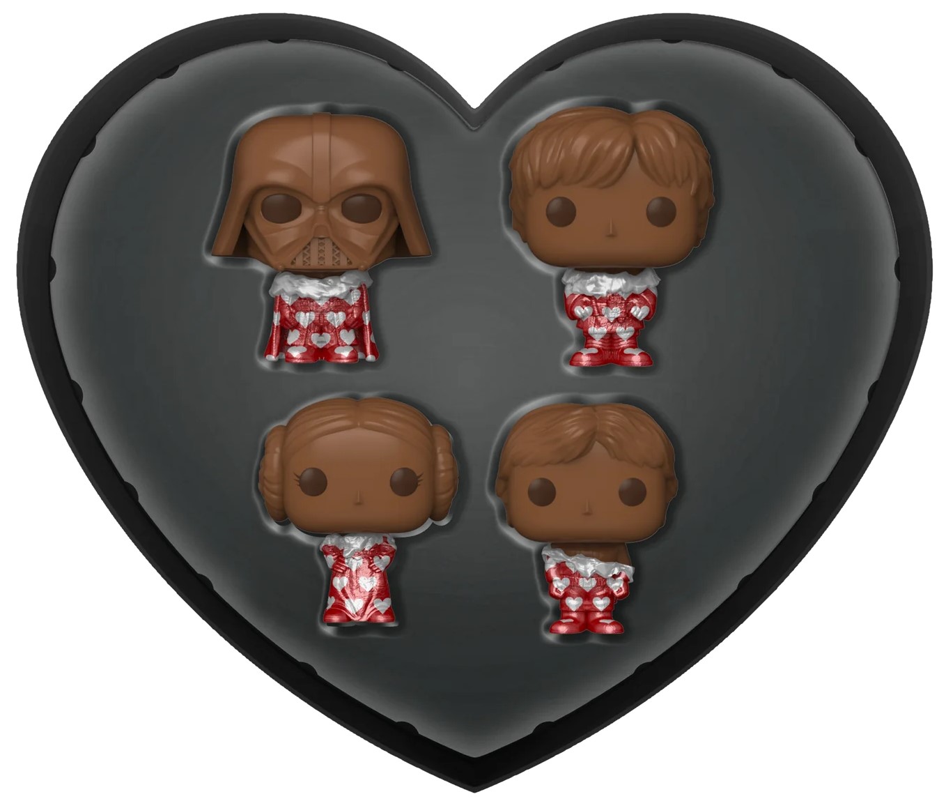 Set de mini-figurine Funko Pocket POP! Movies: Star Wars - Happy Valentine's Day Box