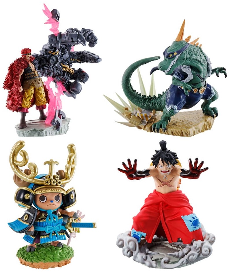 Set de figurine mini MegaHouse Animation: One Piece - Re Birth Wanokuni Vol. 2 (Petitrama), 9 cm