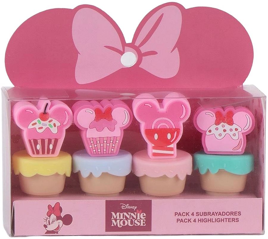 Set mini markere Cerda Minnie - 4 piese