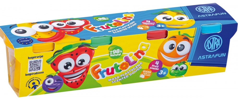 Set de plastilină în pahar Astra - 4 culori