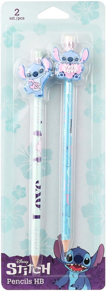 Set de creioane  Cool Pack Disney - Stitch 1, HB, 2 buc