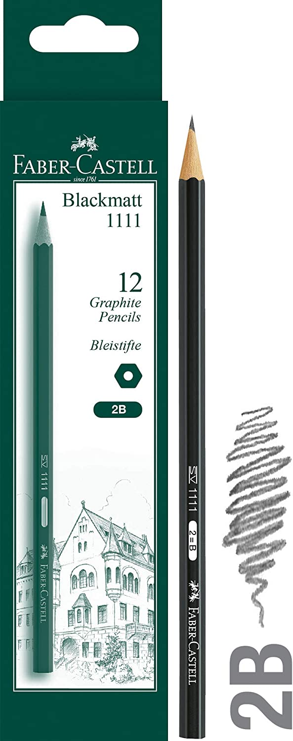 Set de creioane Faber-Castell 1111 - 2B, 12 bucăți