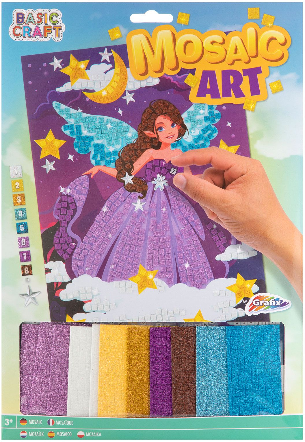Set de mozaic cu mărgele Grafix - Fairy