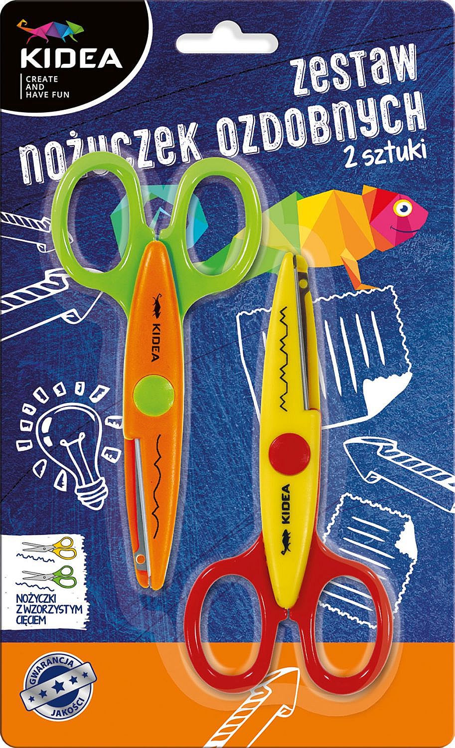 Set foarfece pentru decoratiuni Kidea - 2 buc
