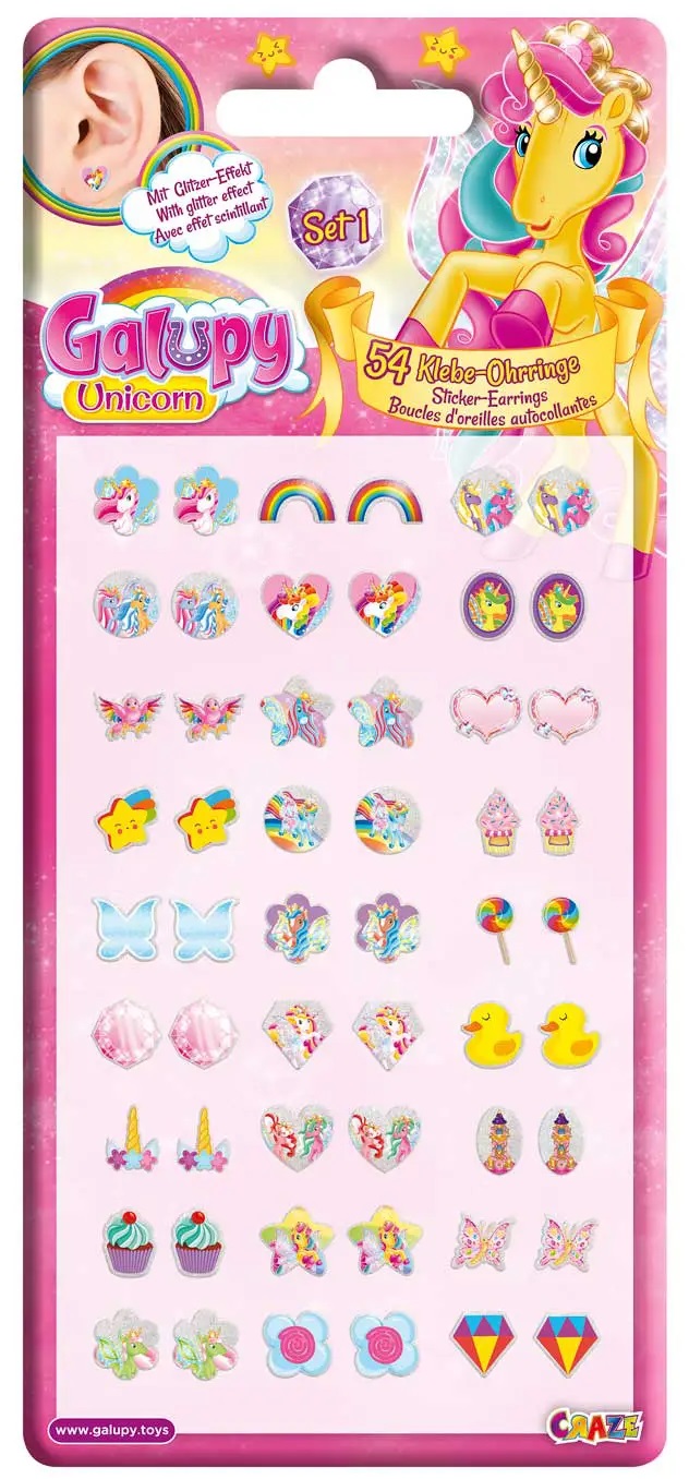 Set cercei stickere Craze Galupy - sortiment