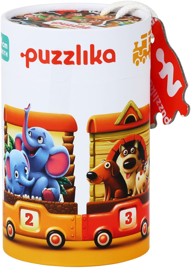 Set puzzle-uri educative Puzzlika - Trenut cu cifre, 20 piese
