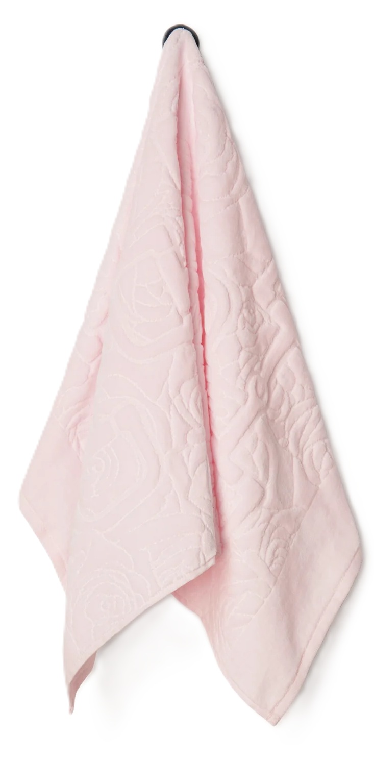 Set de 2 prosoape de baie La Reina La Rose, 60 x 100 cm, roz