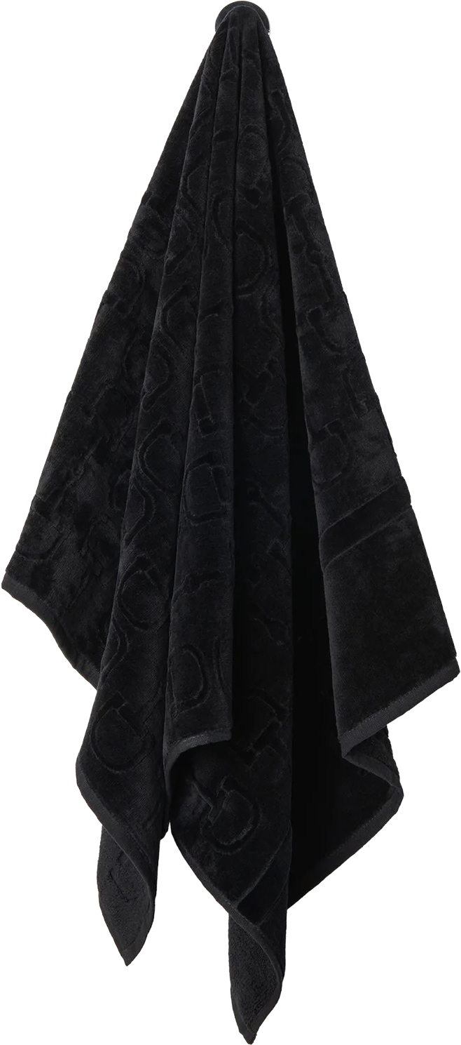 Set de 2 prosoape  La Reina - Vera, 60 х 100 cm, negre