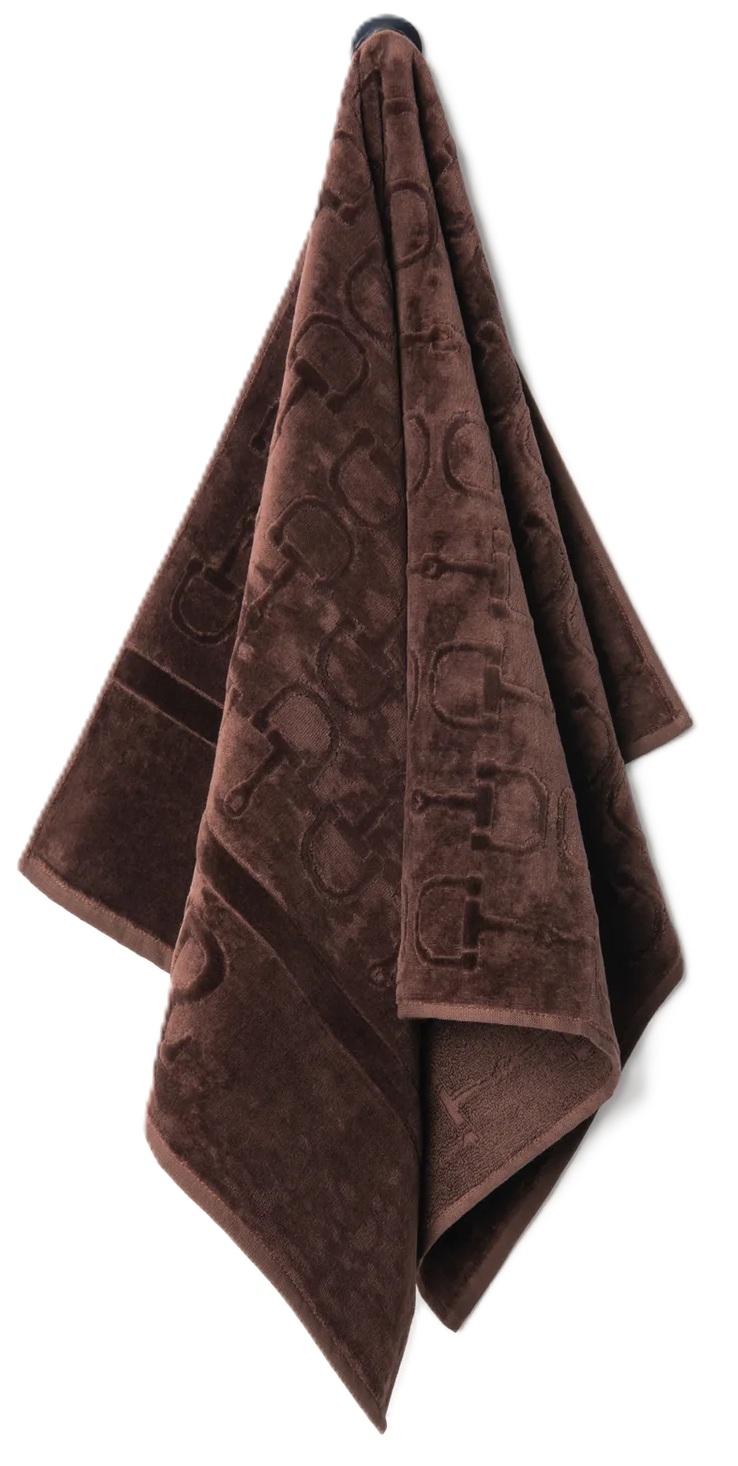 Set de 2 prosoape din bumbac  La Reina - Vera, 60 х 100 cm, maro
