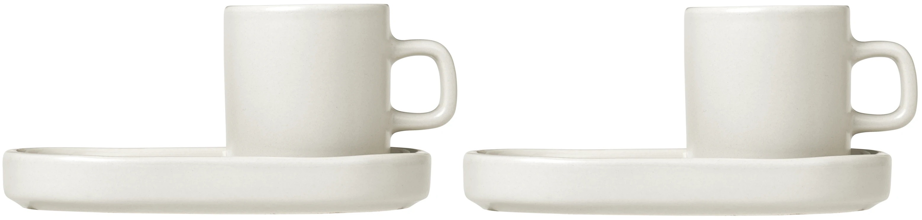 Set 2 cești pentru espresso Blomus - Pilar, 50 ml, bej