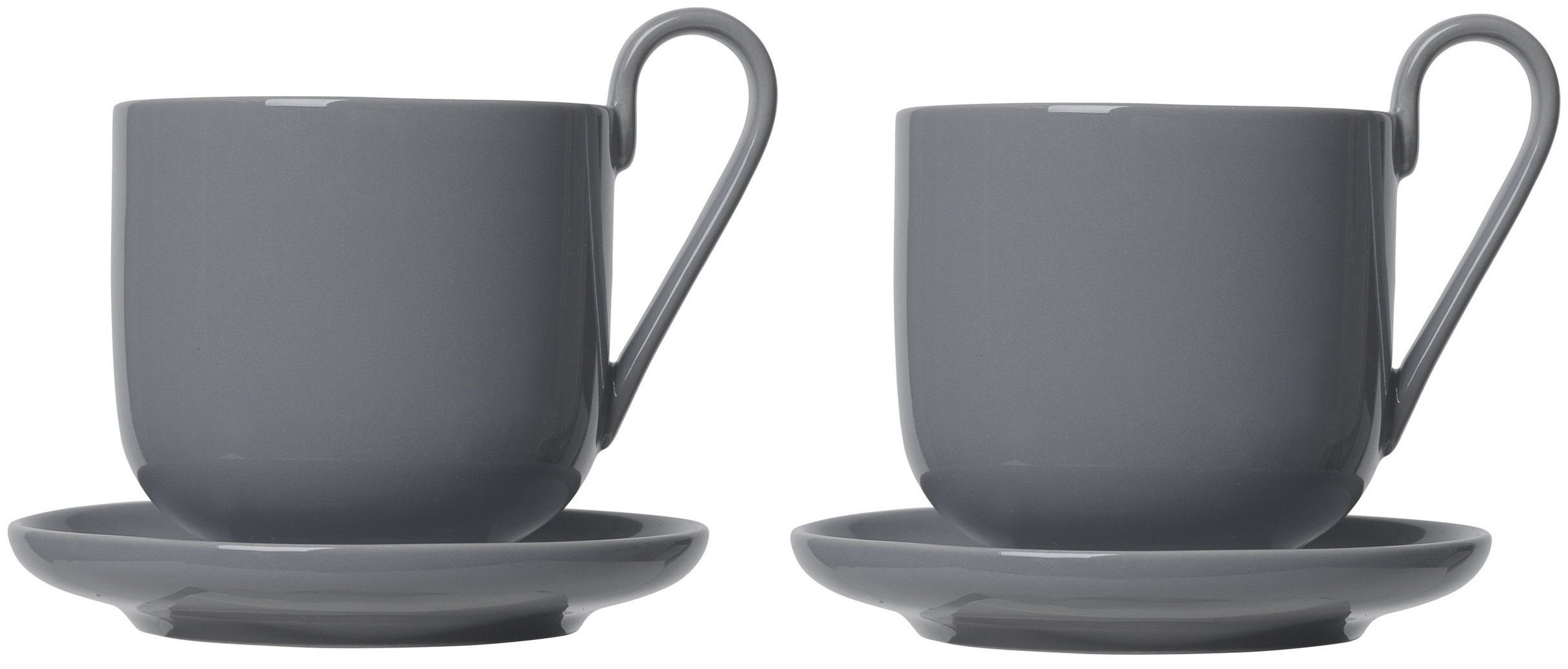 Set 2 cești de cafea Blomus - Ro, 290 ml, grafit