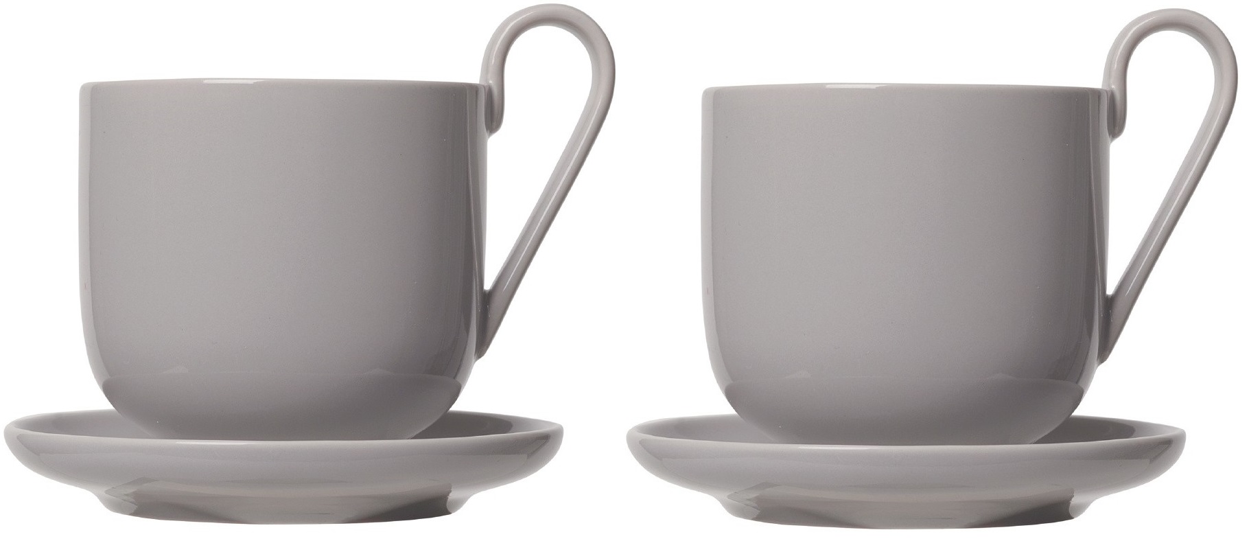 Set 2 cești de cafea Blomus - Ro, 290 ml, gri