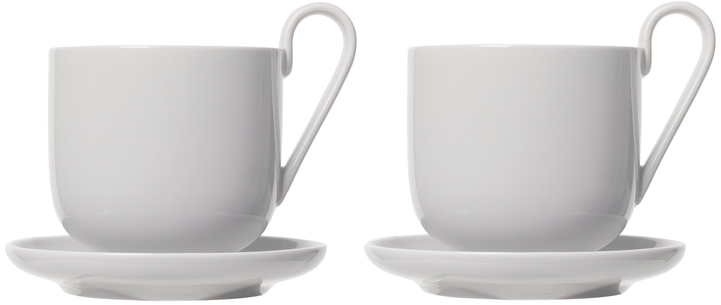 Set 2 cești de cafea Blomus - Ro, 290 ml, gri deschis