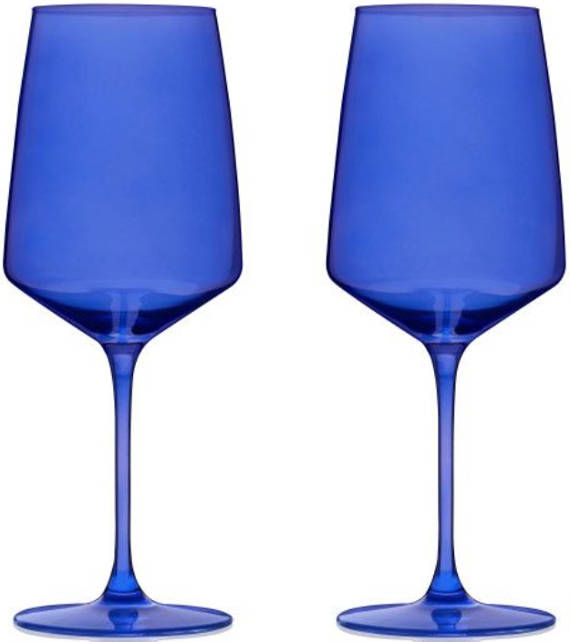 Set de 2 pahare de vin Viski - Nouveau, 650 ml, cobalt