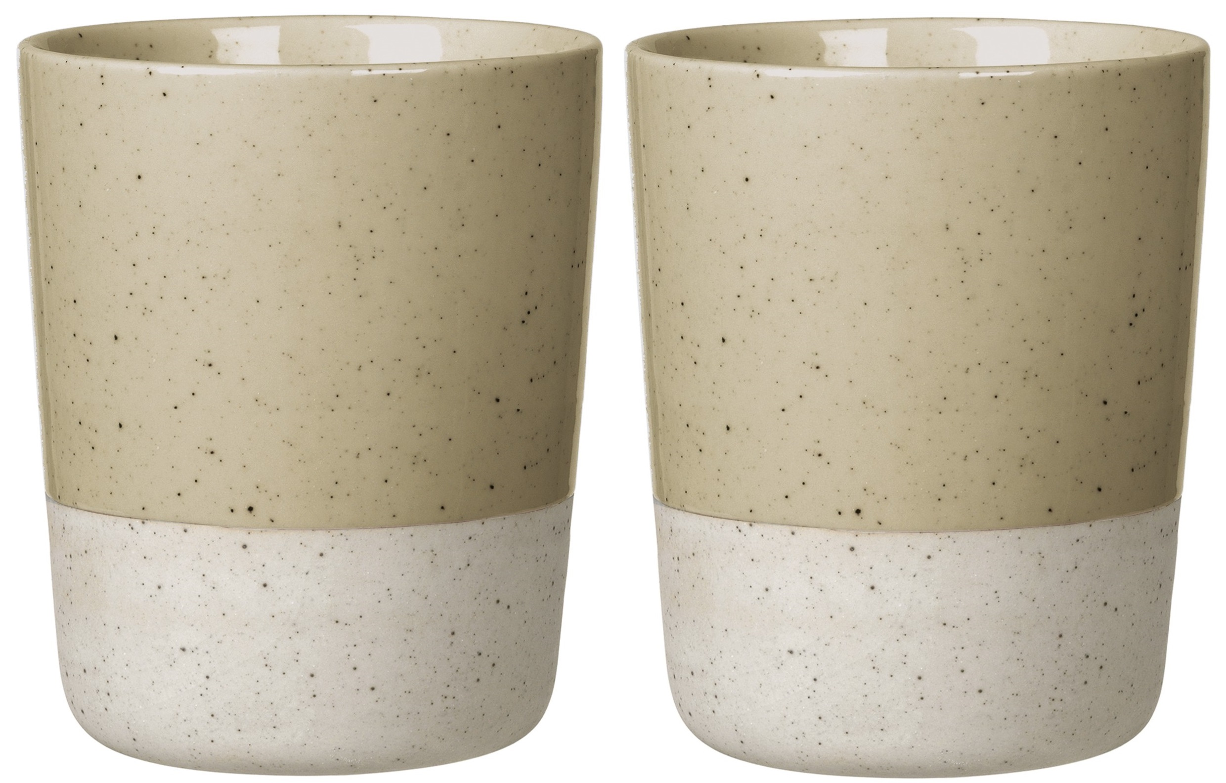 Set 2 pahare cu pereți dubli Blomus - Sablo, 260 ml, bej