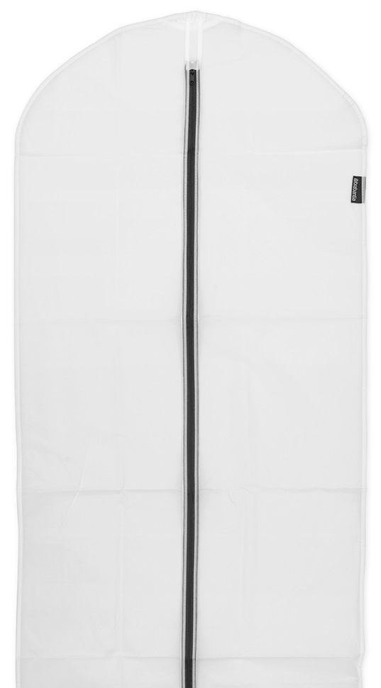 Set de 2 huse pentru haine Brabantia - 60 x 135 cm, Transparent/Grey