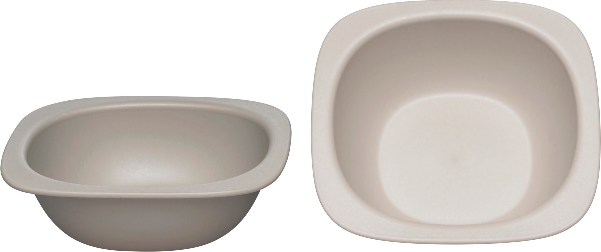 Set de 2 boluri NIP Eat Green - Bej