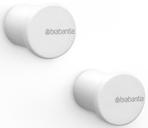 Set de 2 agățători pentru prosop Brabantia - MindSet, Mineral Fresh White