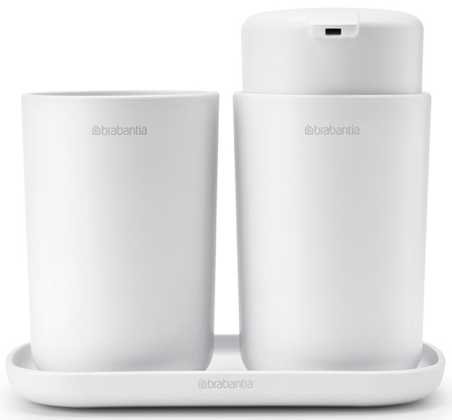 Set de 3 accesorii pentru baie Brabantia - Brabantia - ReNew, White