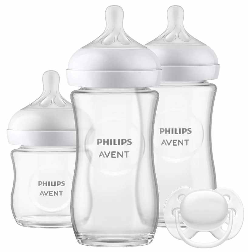 Set biberoane din sticla pentru nou-nascuti Natural Response, Philips Avent - imagine 2