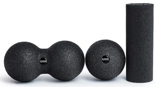 Set de 3 dispozitive mici de automasaj Blackroll - BlackBox Mini, negru