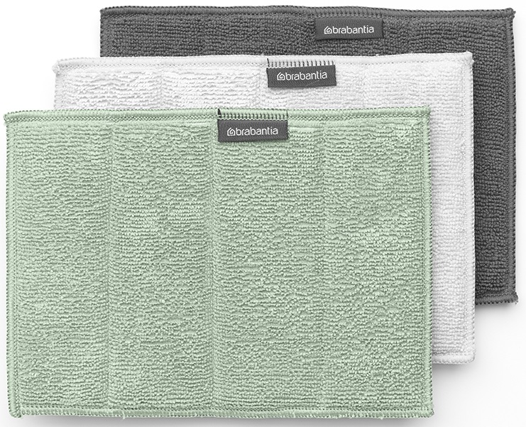 Set de 3 lavete din microfibră Brabantia - SinkSide, grey/green